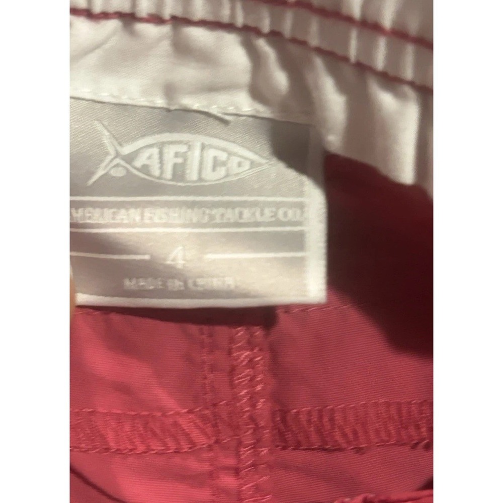 Aftco Shorts Women's 4 Pink Summer Outdoor Beach Fishing Coastal Casual - Picture 7 of 10